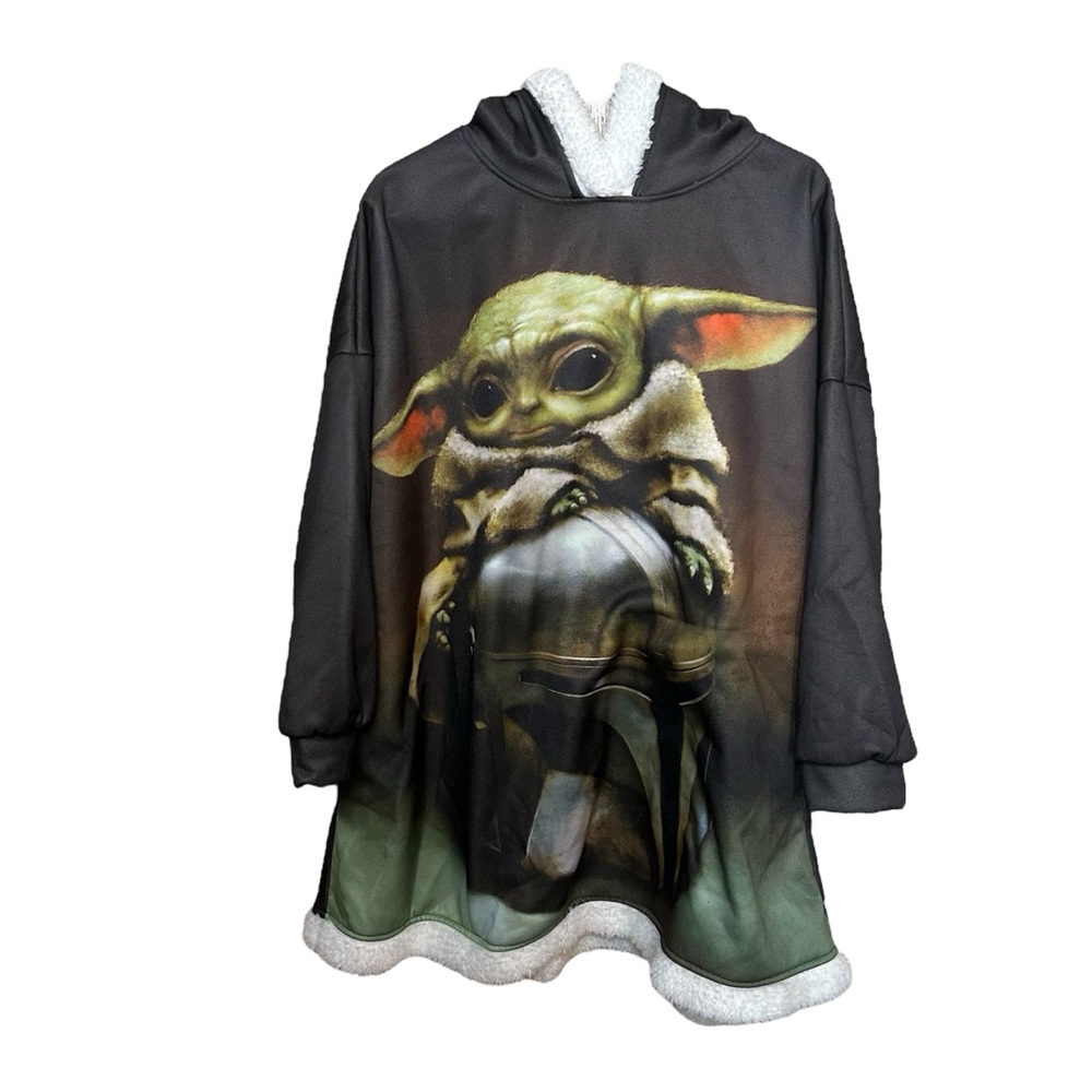 Star Wars Baby Yoda Grogu Hooded Poncho L/XL